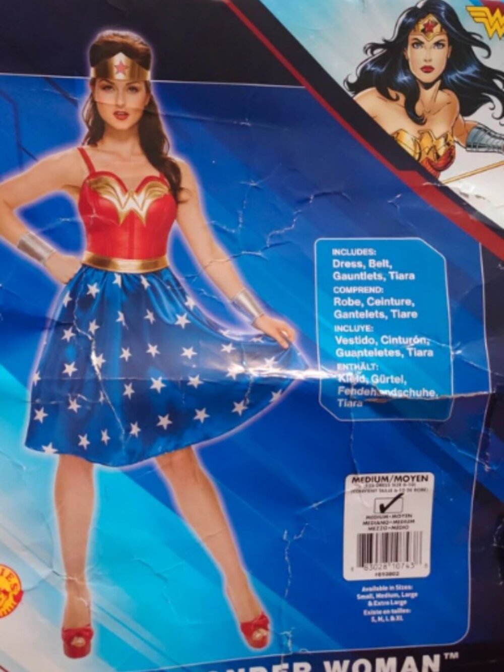Wonder Woman Costume - Size M